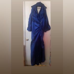 Slightly worn maxi gown in blue size 14